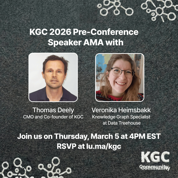 🎙️ AMA session with KGC speakers: Veronika Heimsbakk & Thomas Deely (online!)