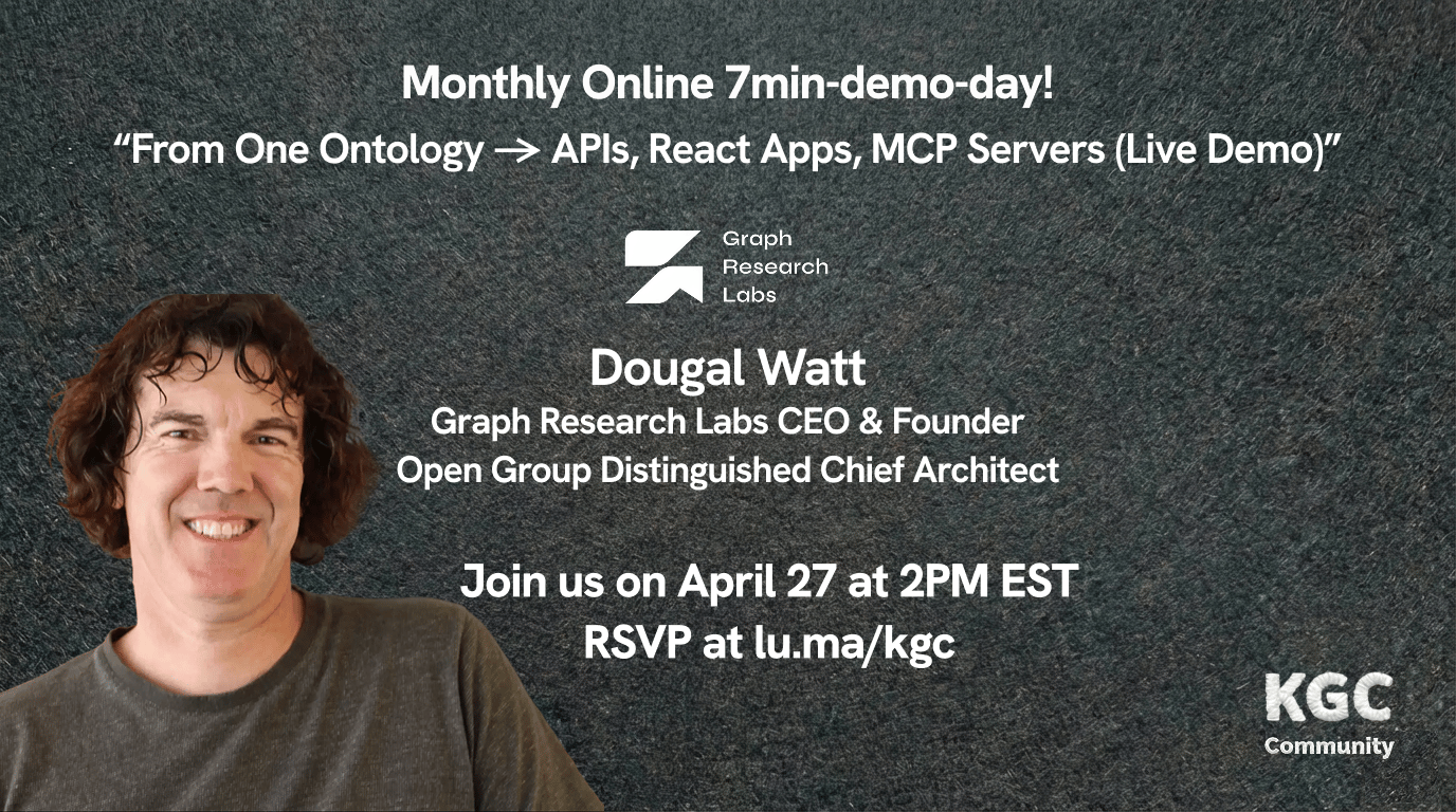 KGC 7-Min Demo Day #2 with Graph Research Labs