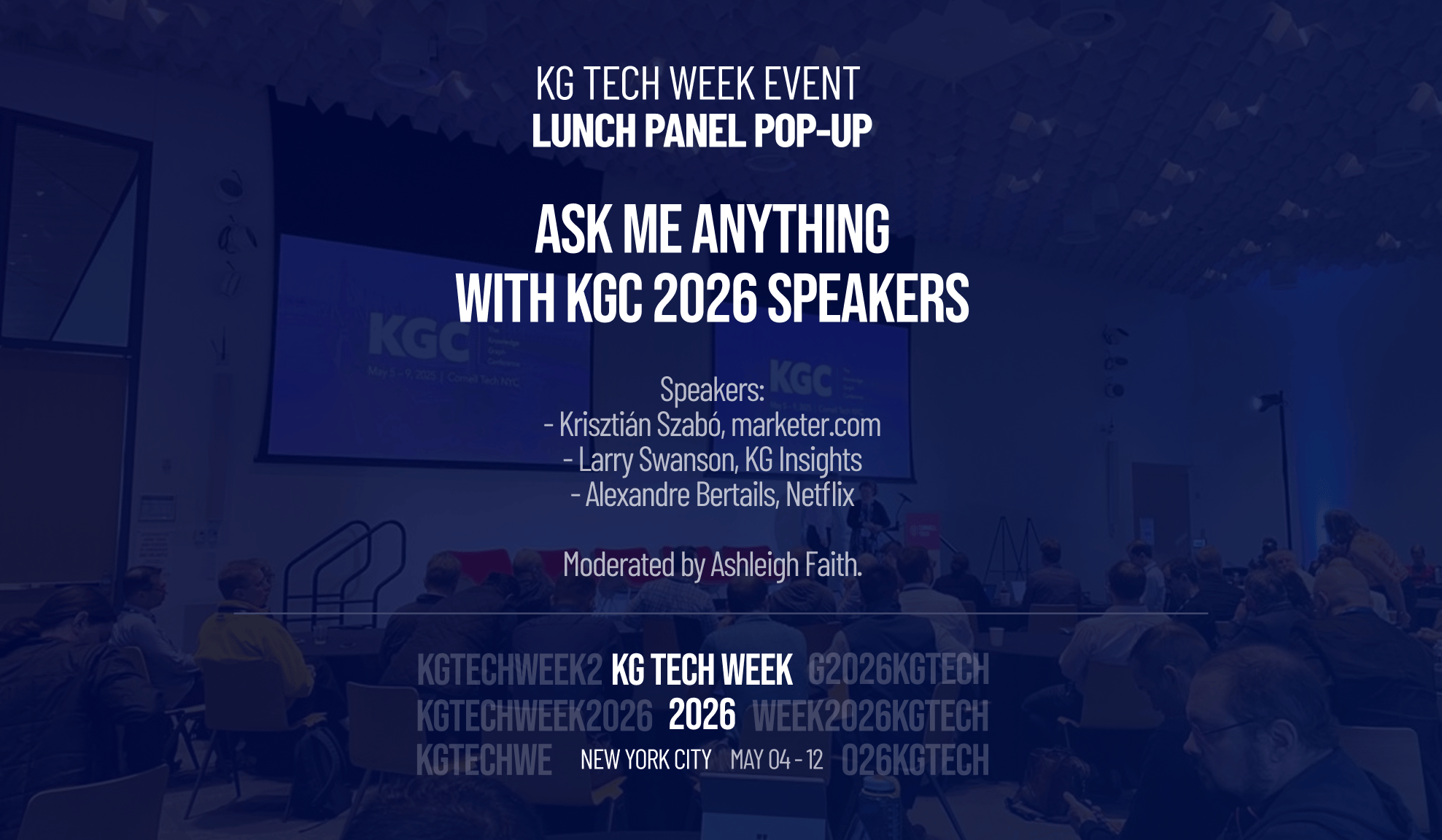 KGC 2026: Lunch Panel Pop-Up [12:30PM, Room 225]