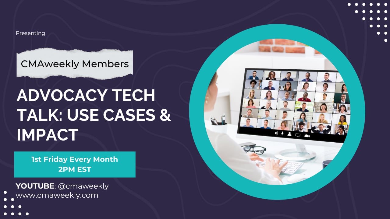 12/5 Advocacy Tech Talk: ﻿More Use Cases (No Vendors, Please)