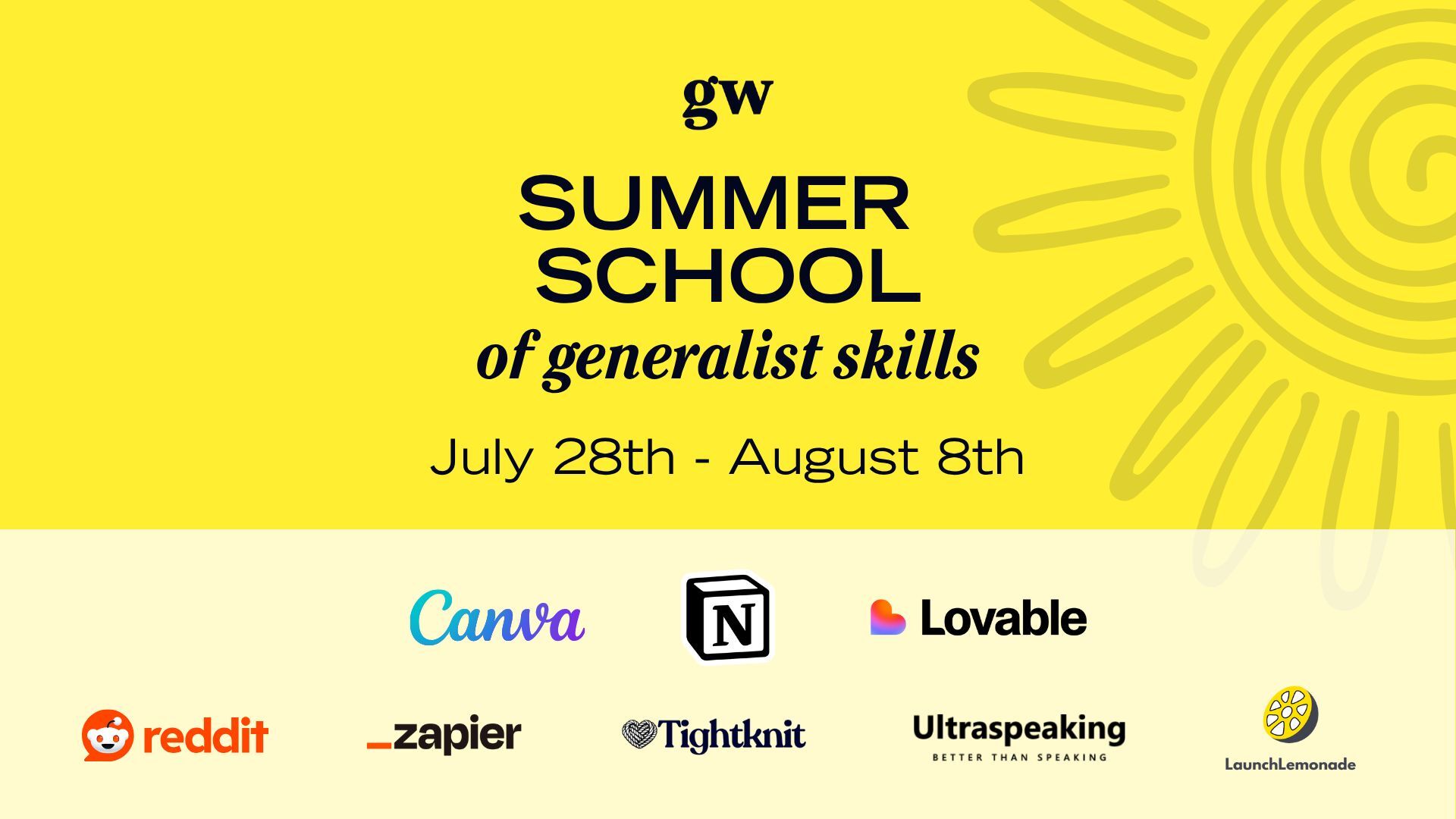 Build thriving communities 🌀🌞 Summer School of Generalist Skills