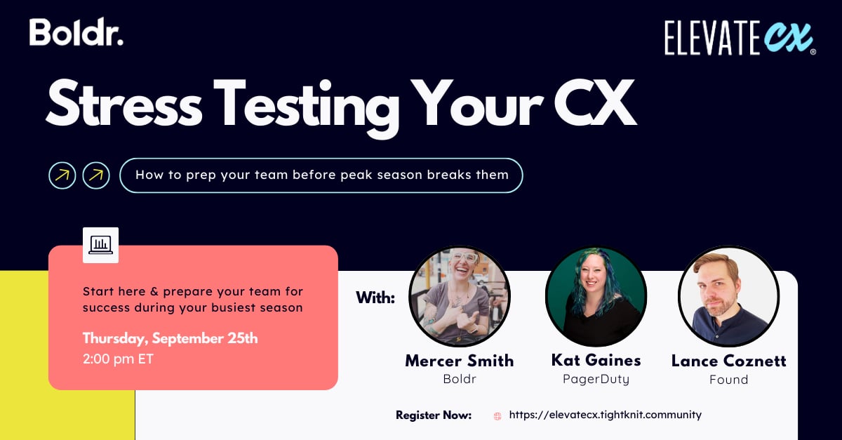Stress-testing your CX: How to prep your team before peak season breaks them