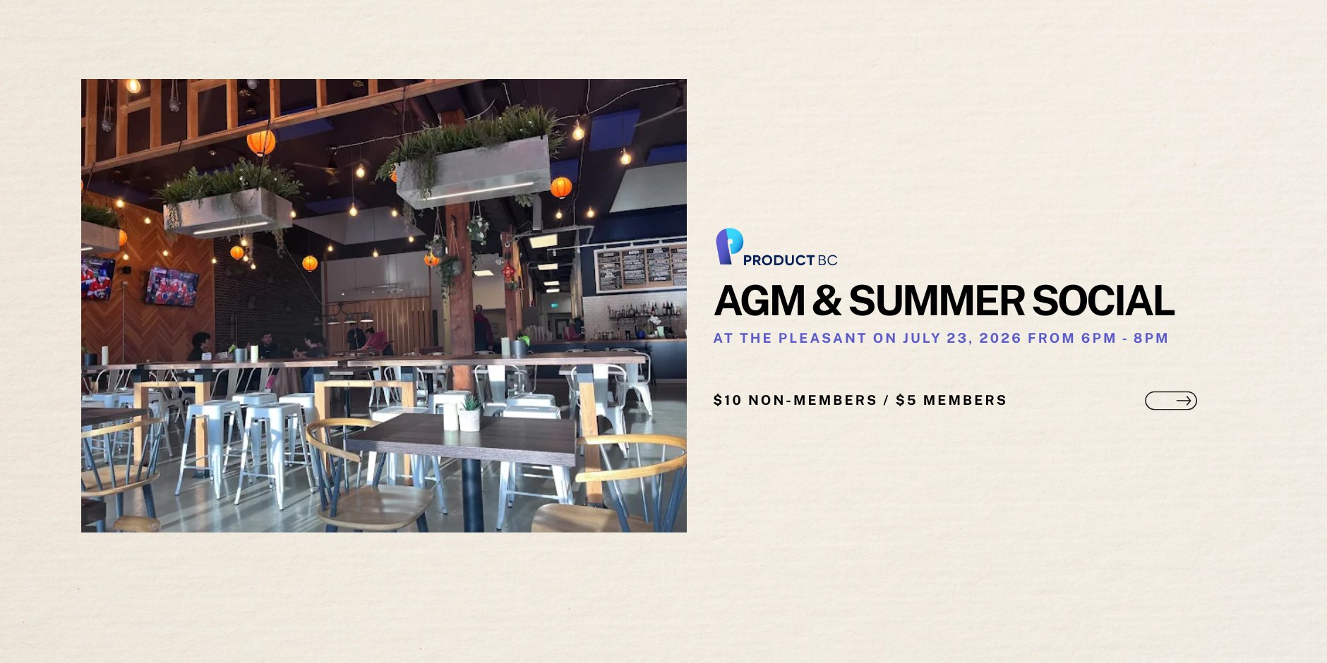 AGM & Summer Social