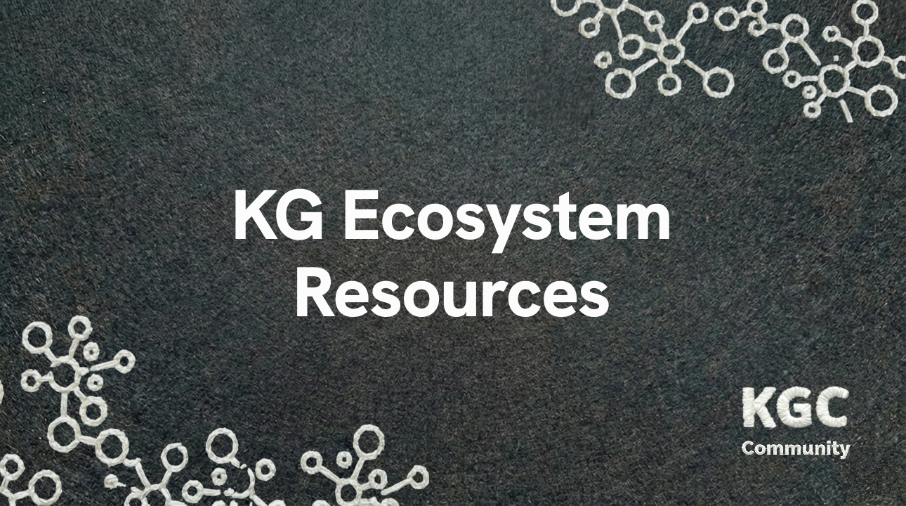 KG Ecosystem Resources