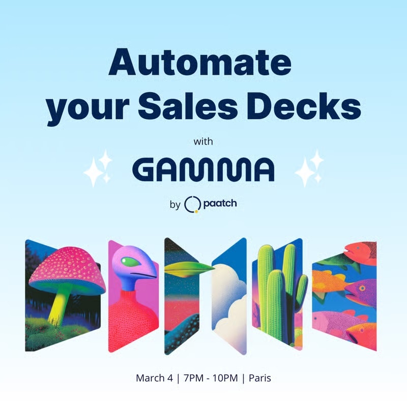 Automate your Sales Decks with Gamma x Paatch
