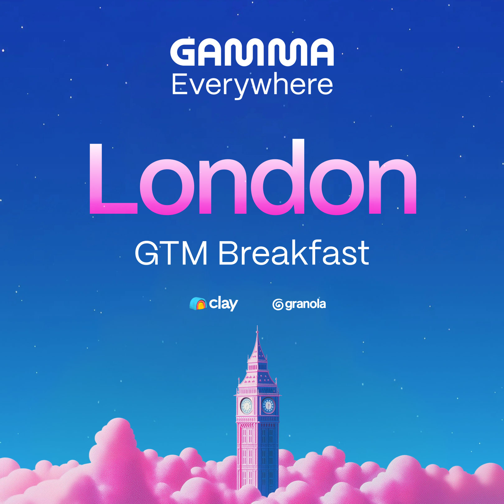 Gamma Everywhere: GTM Breakfast with Clay & Granola