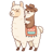 otter-riding-llama